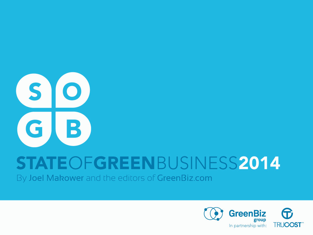2013 State of Green Business Report